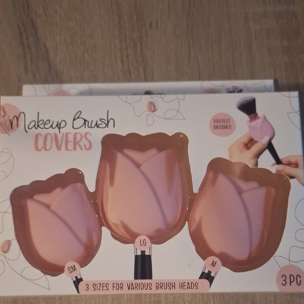 Makeup Brush Covers - Pink 3pc Set